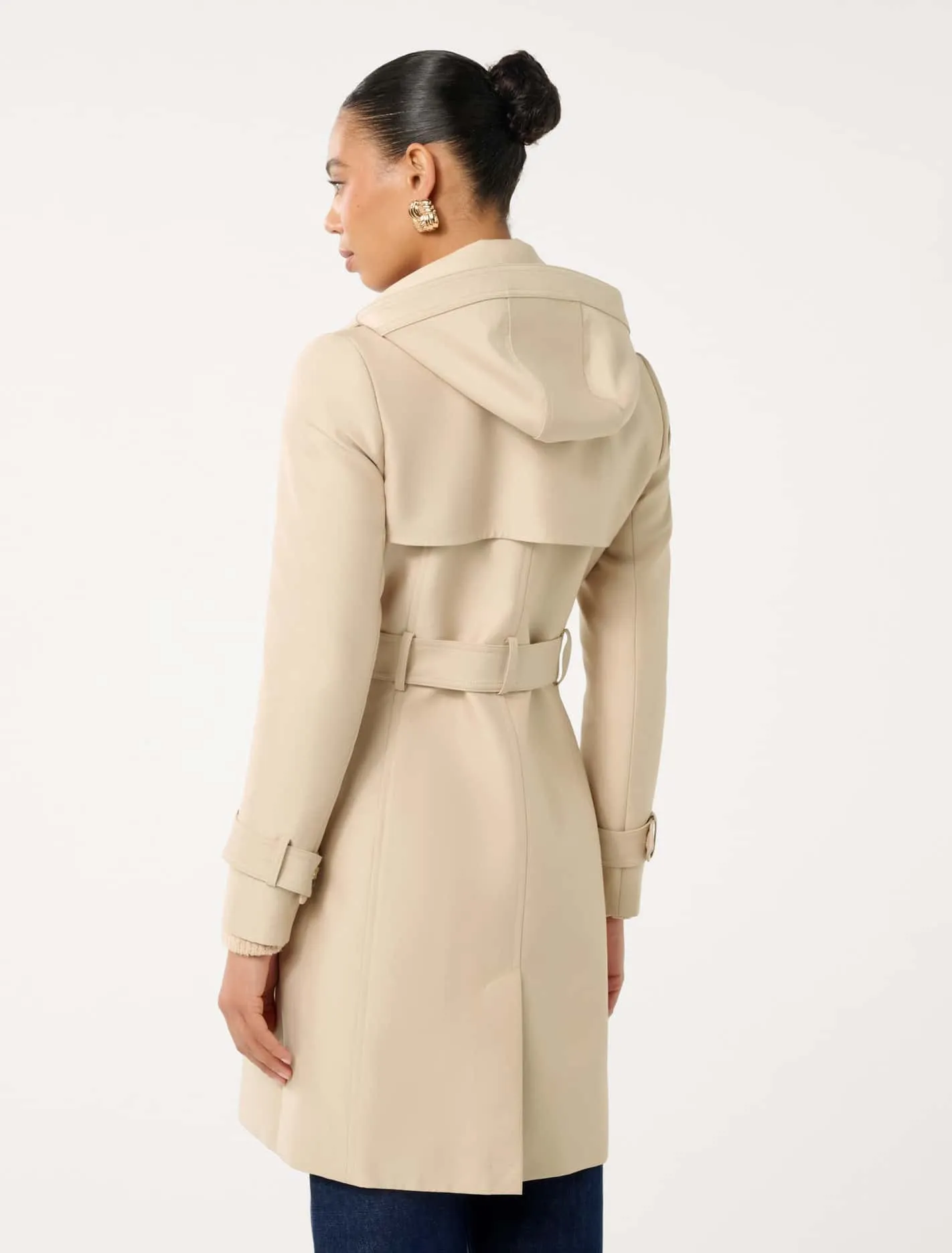 Kirsty Hooded Trench Coat