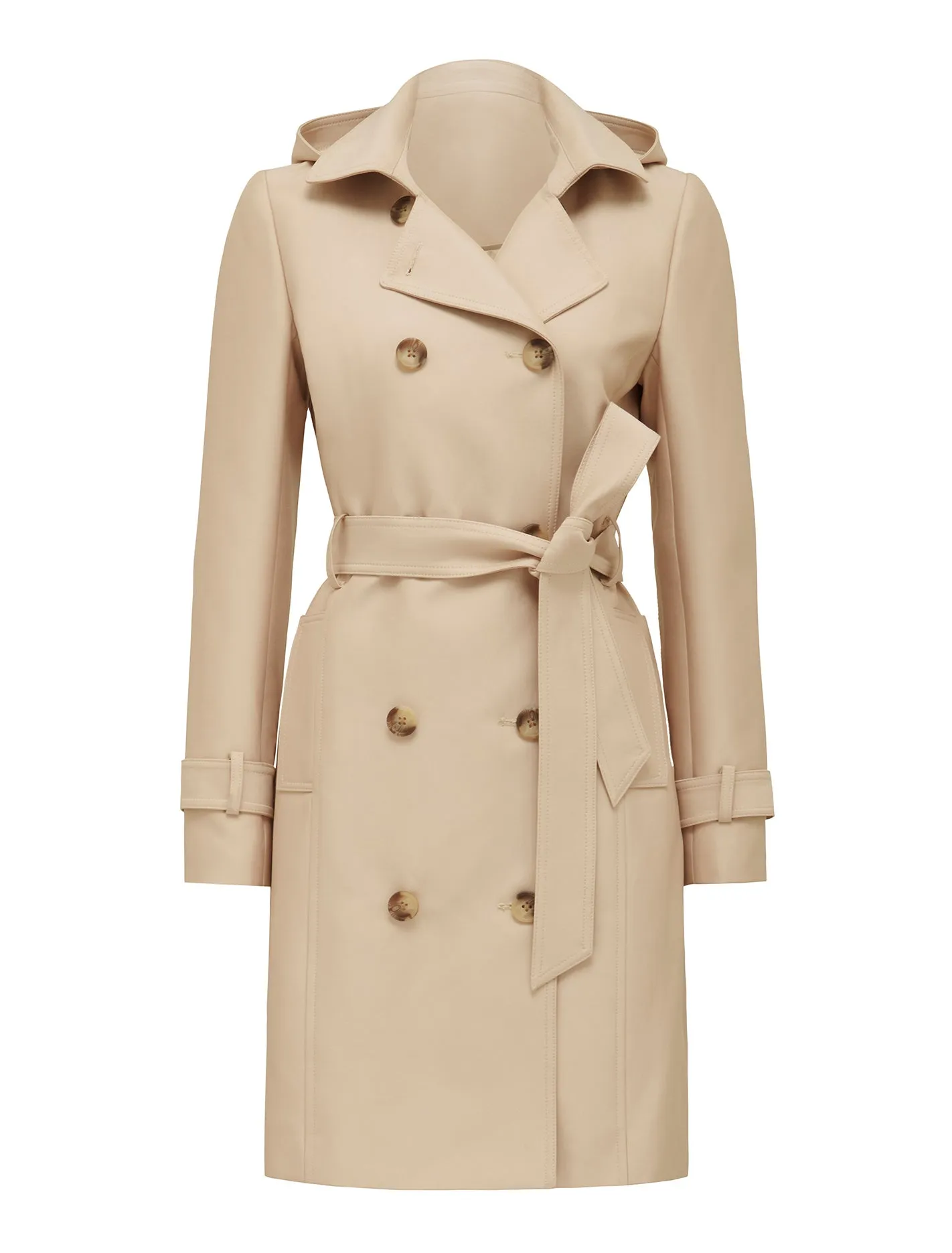 Kirsty Hooded Trench Coat