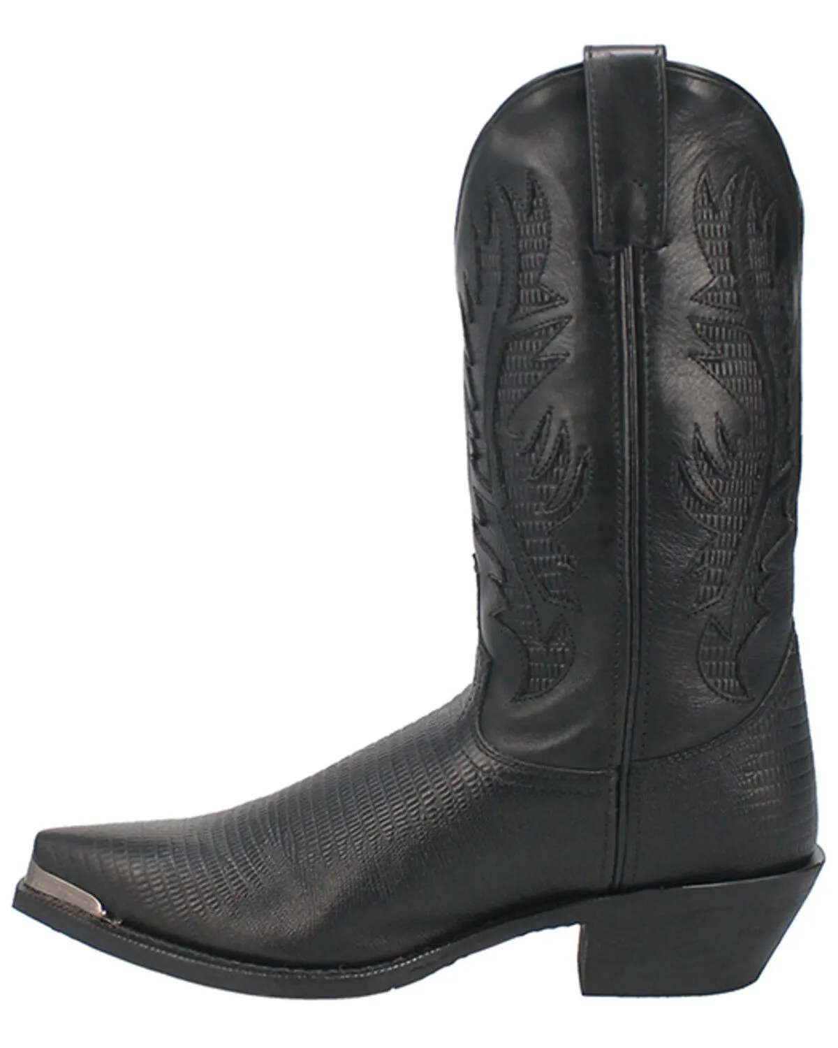 Laredo Men's Lizard Print Western Boot - Snip Toe