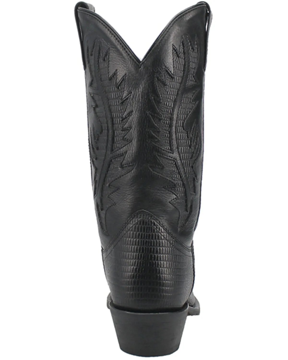 Laredo Men's Lizard Print Western Boot - Snip Toe