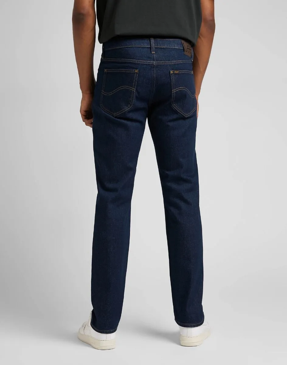 Lee West Relaxed Straight Denim Jeans Rinse