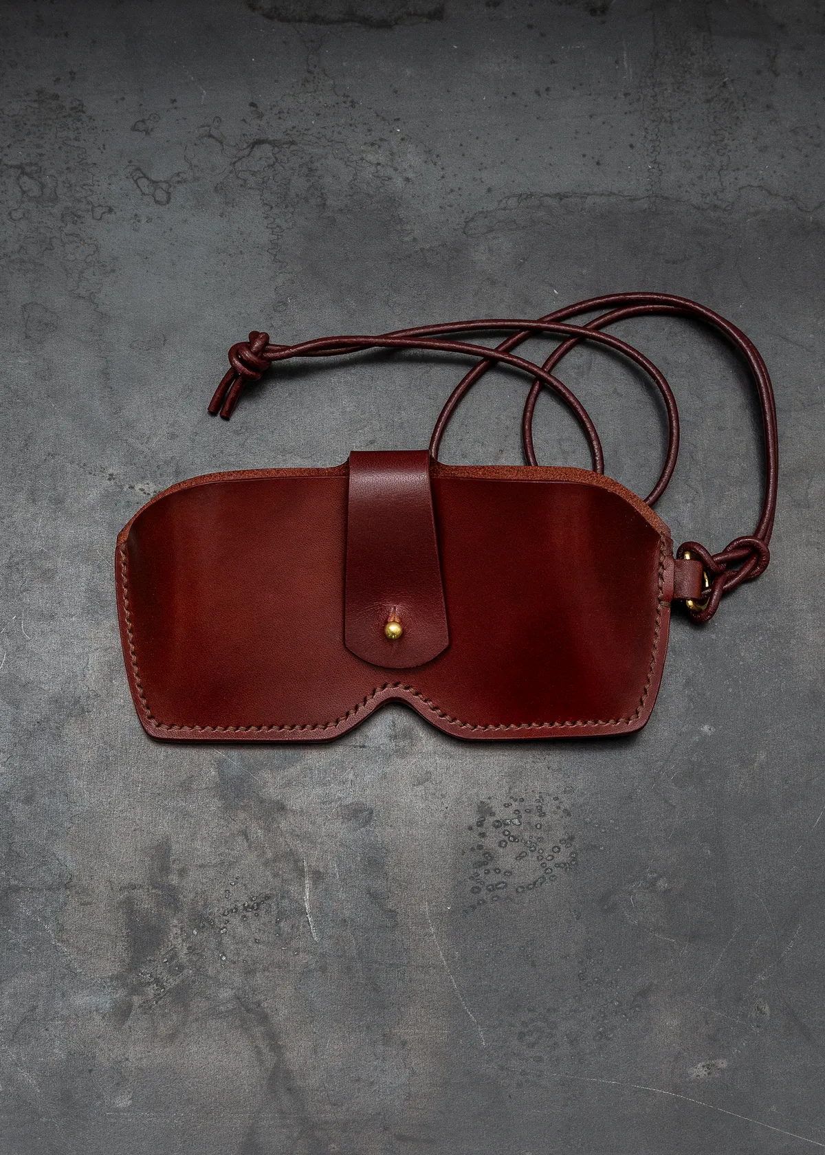 Lennox Glasses Case - Oxblood