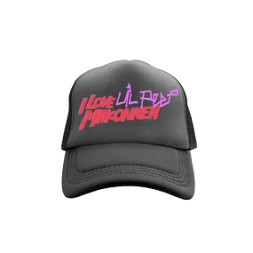 Lil Peep x ILoveMakonnen - DIAMONDS Black Trucker Hat