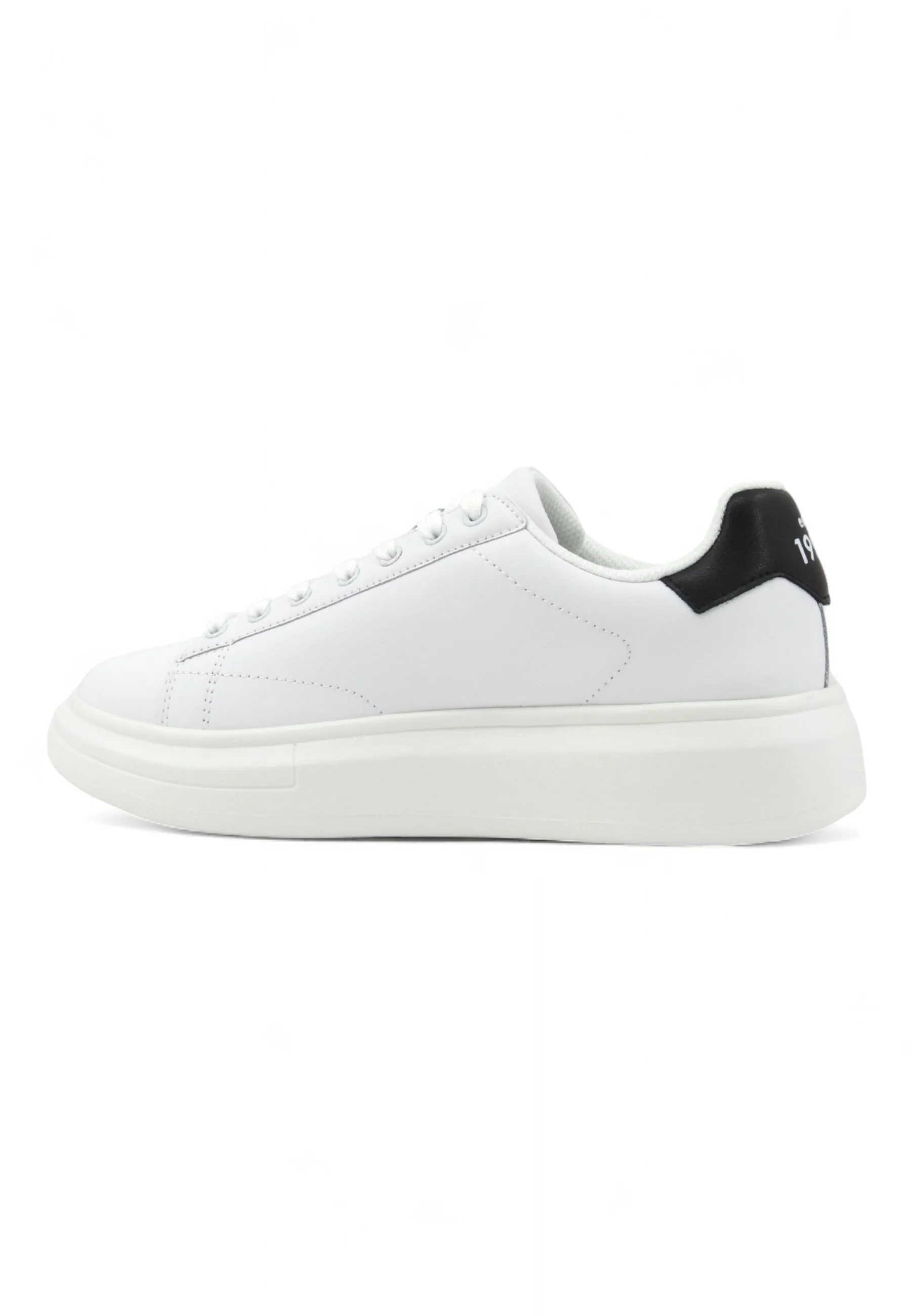 LIU JO Big 01 Sneaker Uomo White Black 7B4027PX474