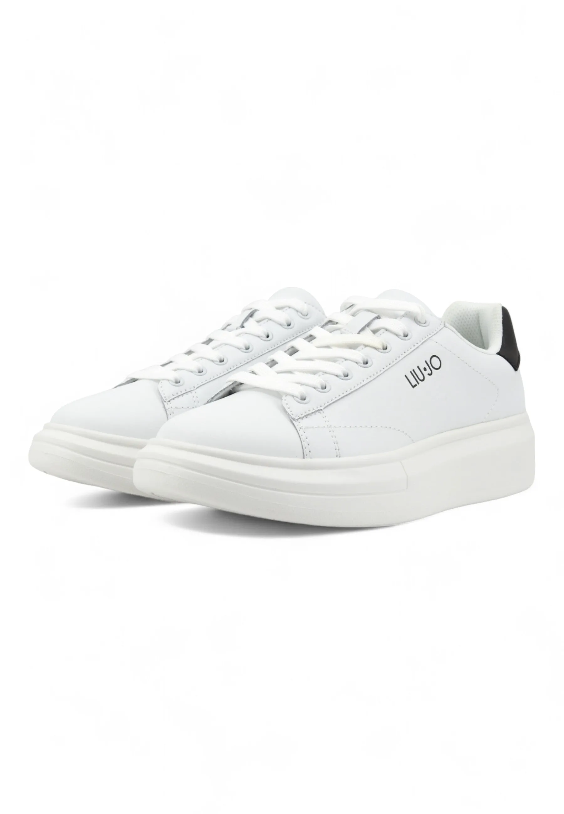 LIU JO Big 01 Sneaker Uomo White Black 7B4027PX474