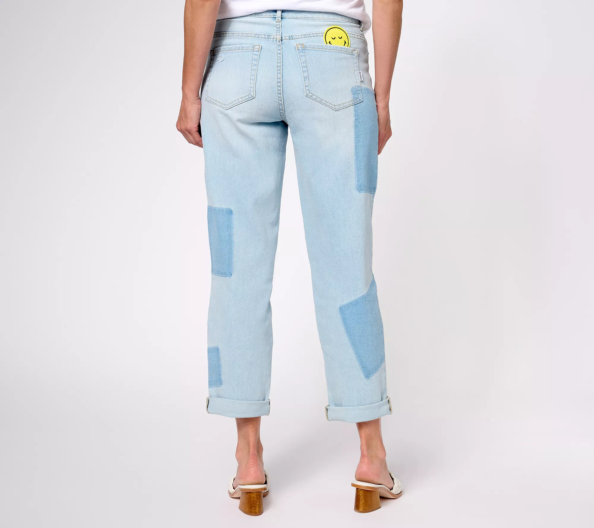 LOGO by Lori Goldstein x Smiley World Special Edition Regular Jeans