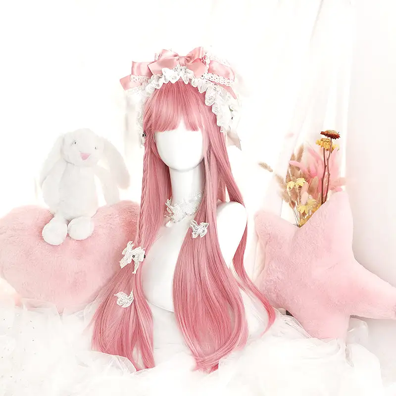 LOLITA SAKURA PINK LONG STRAIGHT WIG BY31103