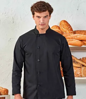 Long Sleeve Chef's Jacket, White or Black Long Sleeve Chef Jacket - PR901