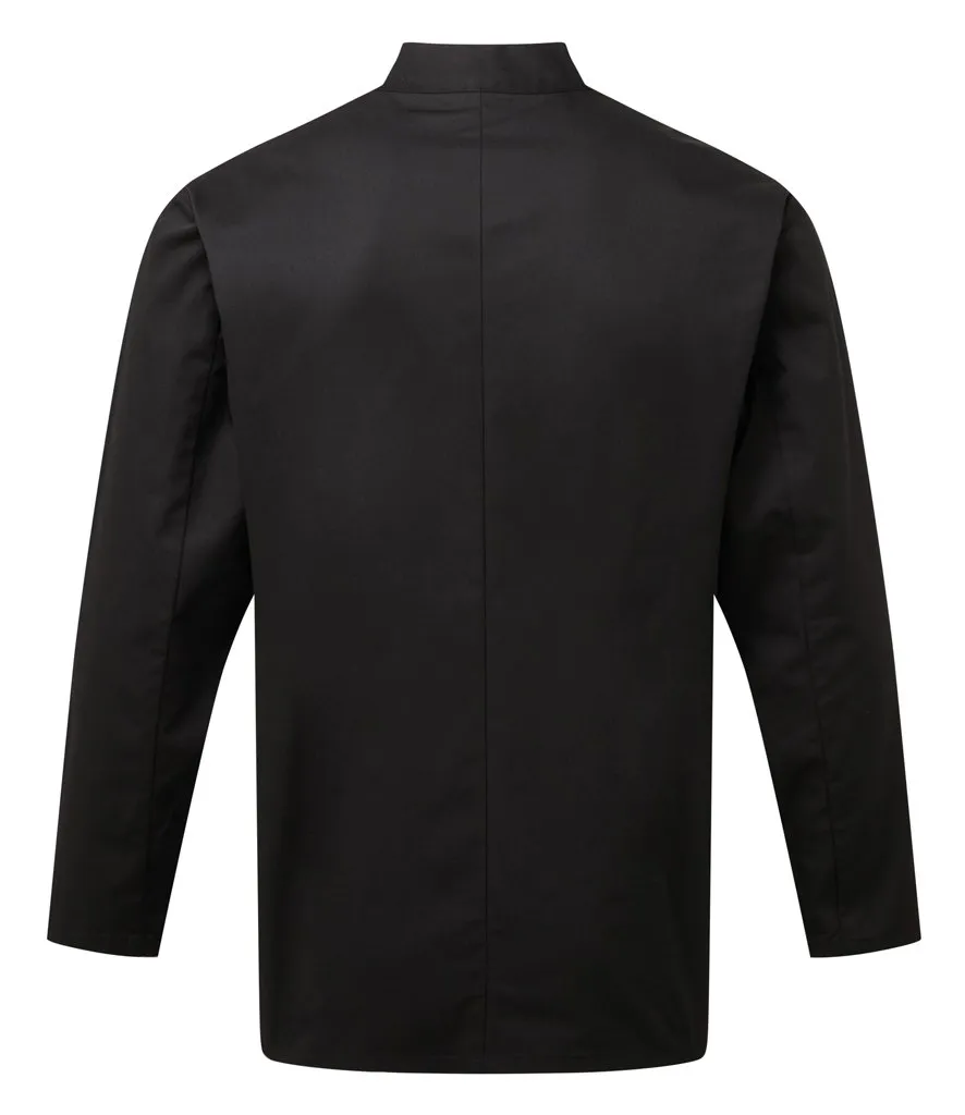 Long Sleeve Chef's Jacket, White or Black Long Sleeve Chef Jacket - PR901