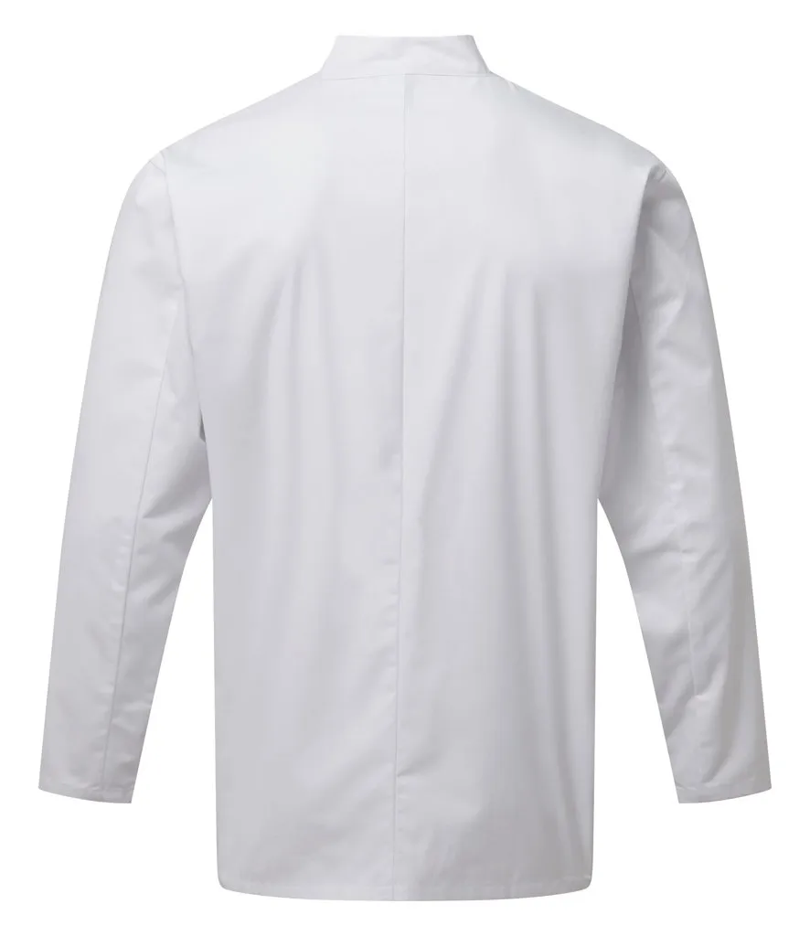 Long Sleeve Chef's Jacket, White or Black Long Sleeve Chef Jacket - PR901