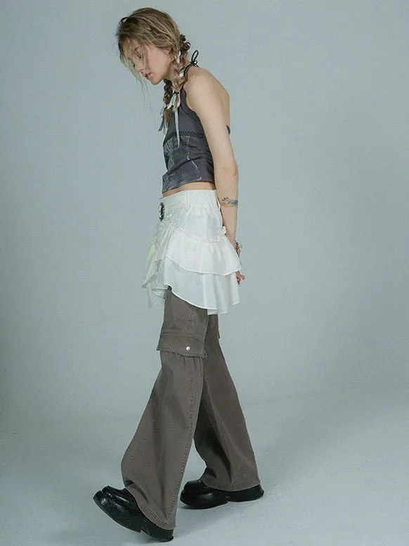 Low-waist Niche Thin Casual Trousers