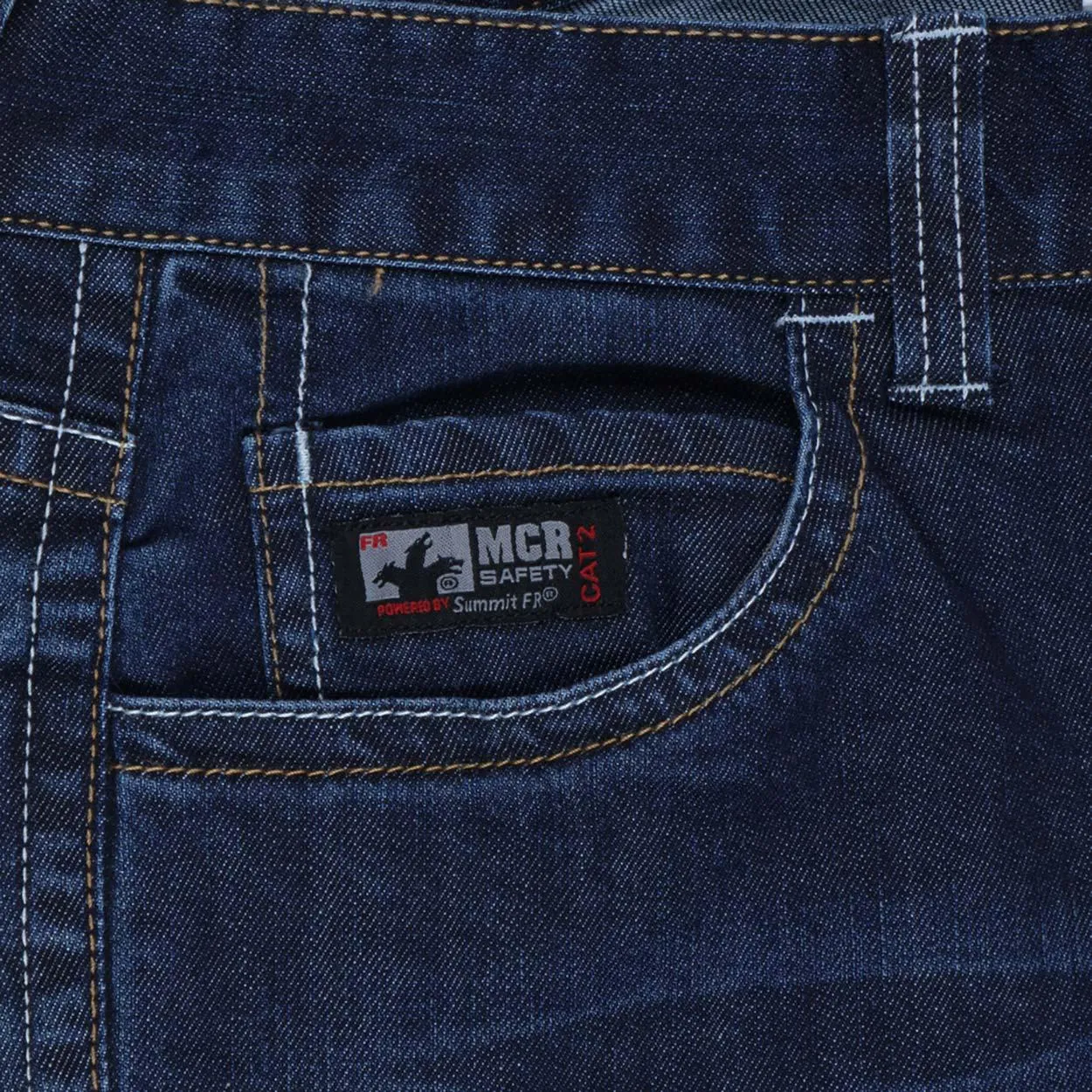 MCR Safety P2D Relaxed Vintage FR Jeans - Denim Blue