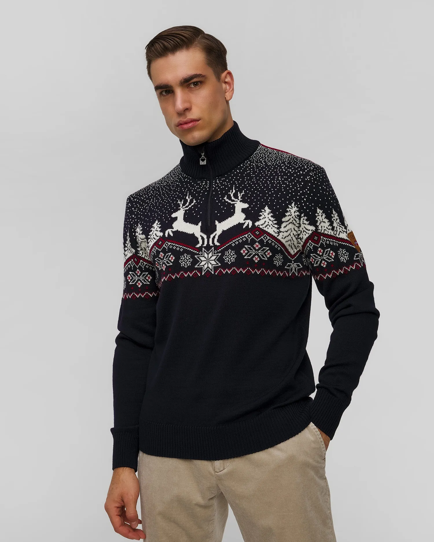 Men's woolen sweater Dale of Norway Dale Christmas 93931-c