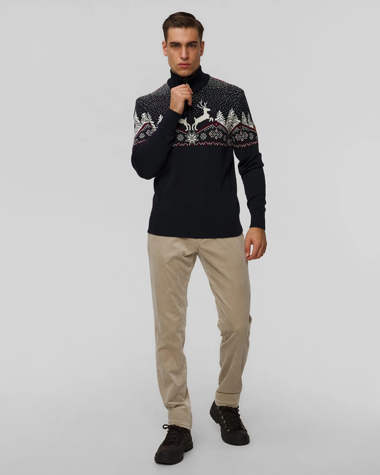 Men's woolen sweater Dale of Norway Dale Christmas 93931-c