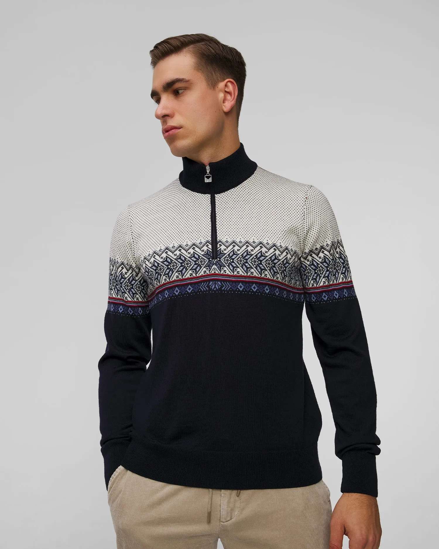 Men's woolen sweater Dale of Norway Hovden 93441-c