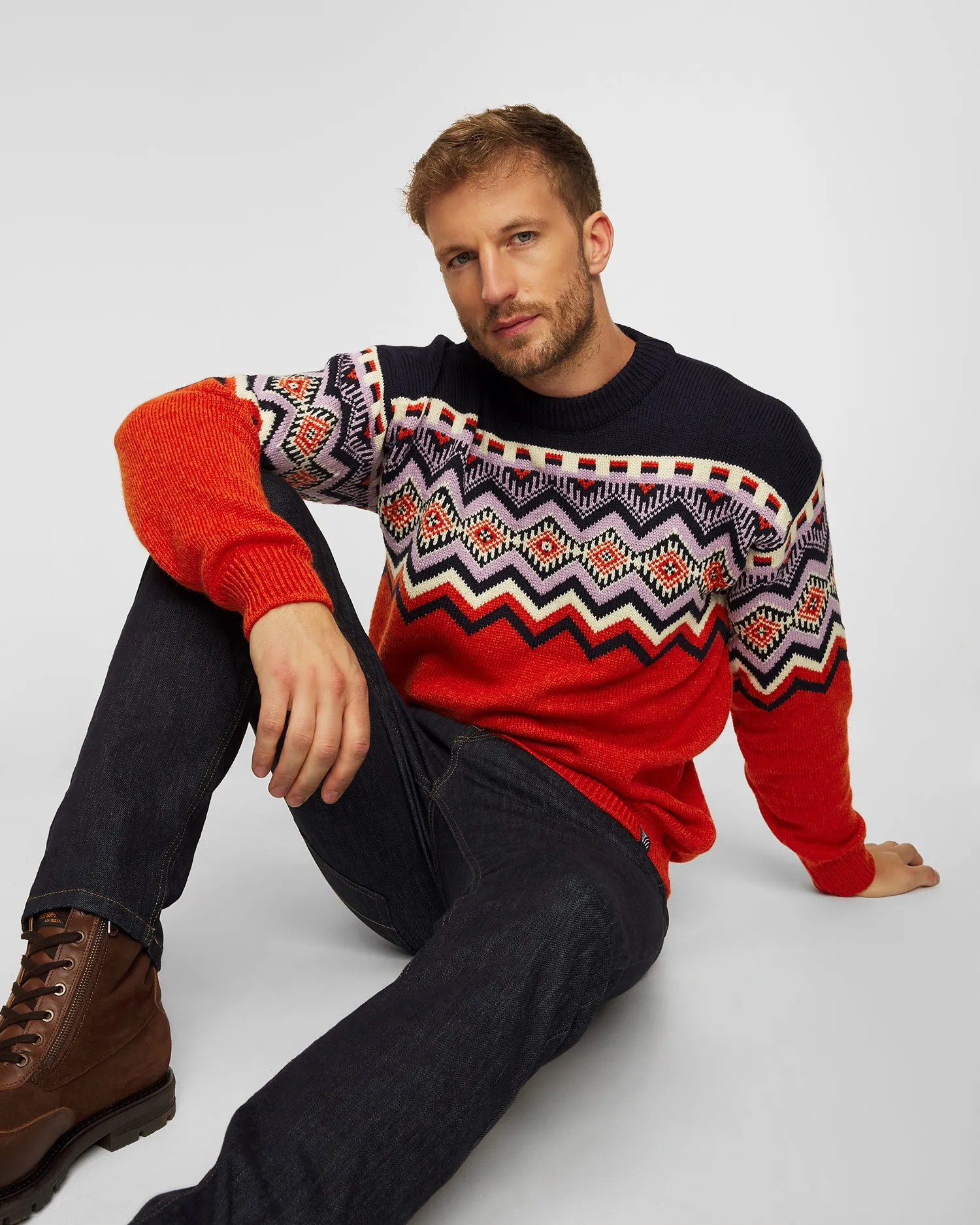 Men's woolen sweater Dale of Norway Randaberg 95751-k00