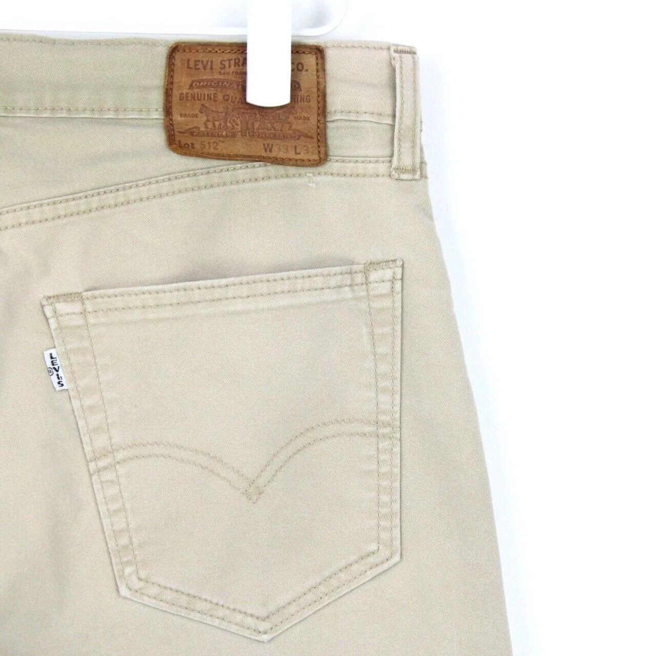 Mens LEVIS 512 Jeans Beige | W33 L30