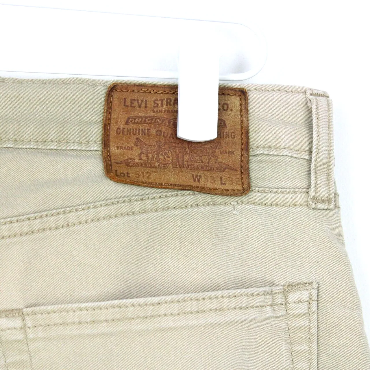 Mens LEVIS 512 Jeans Beige | W33 L30