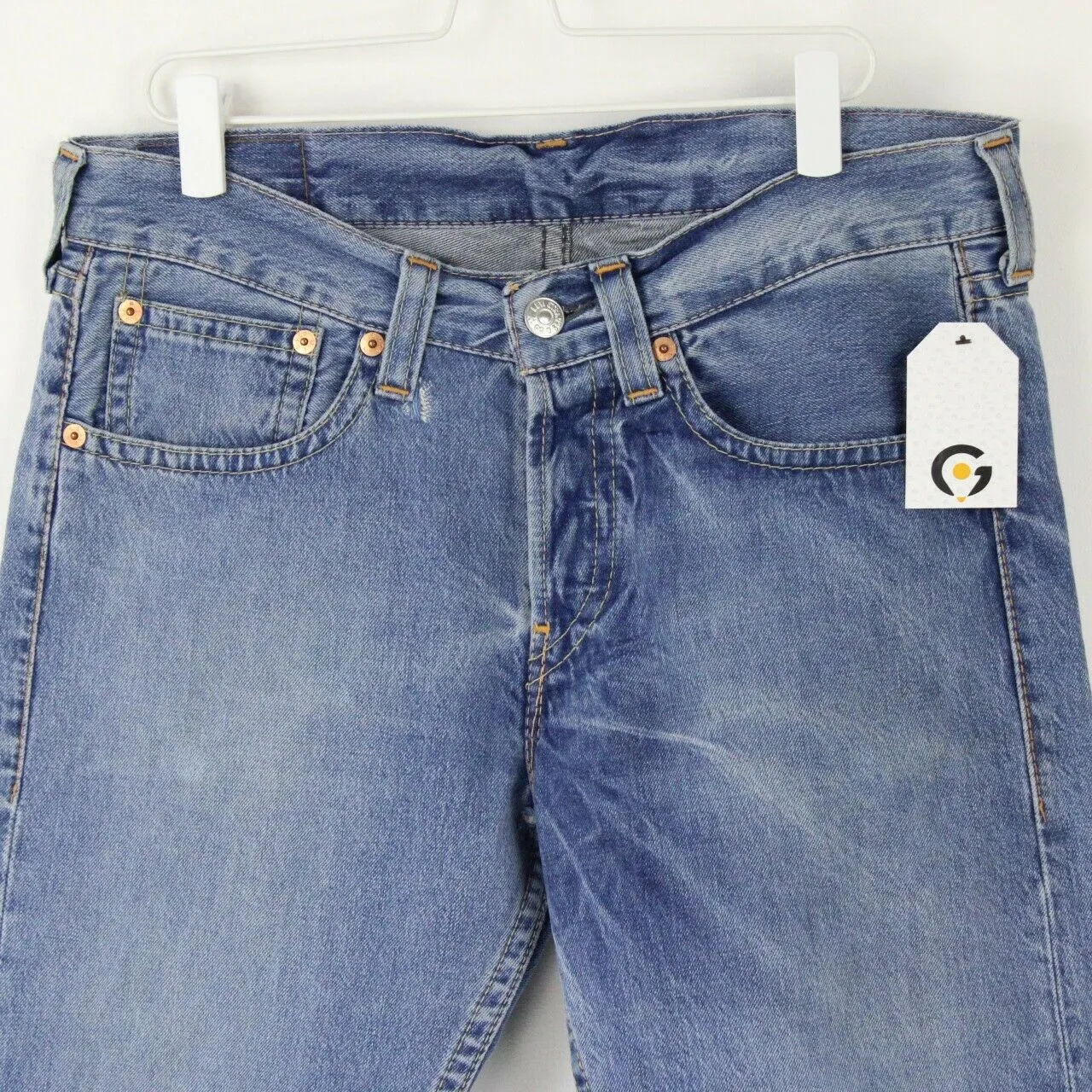 Mens LEVIS 907 Jeans Light Blue | W36 L34