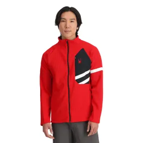 Mens Wengen Bandit Full Zip - Spyder Red