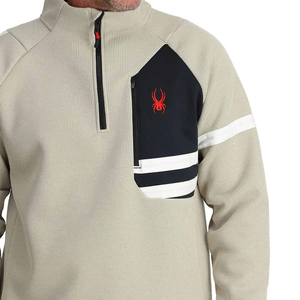 Mens Wengen Bandit Half Zip - Sandstorm