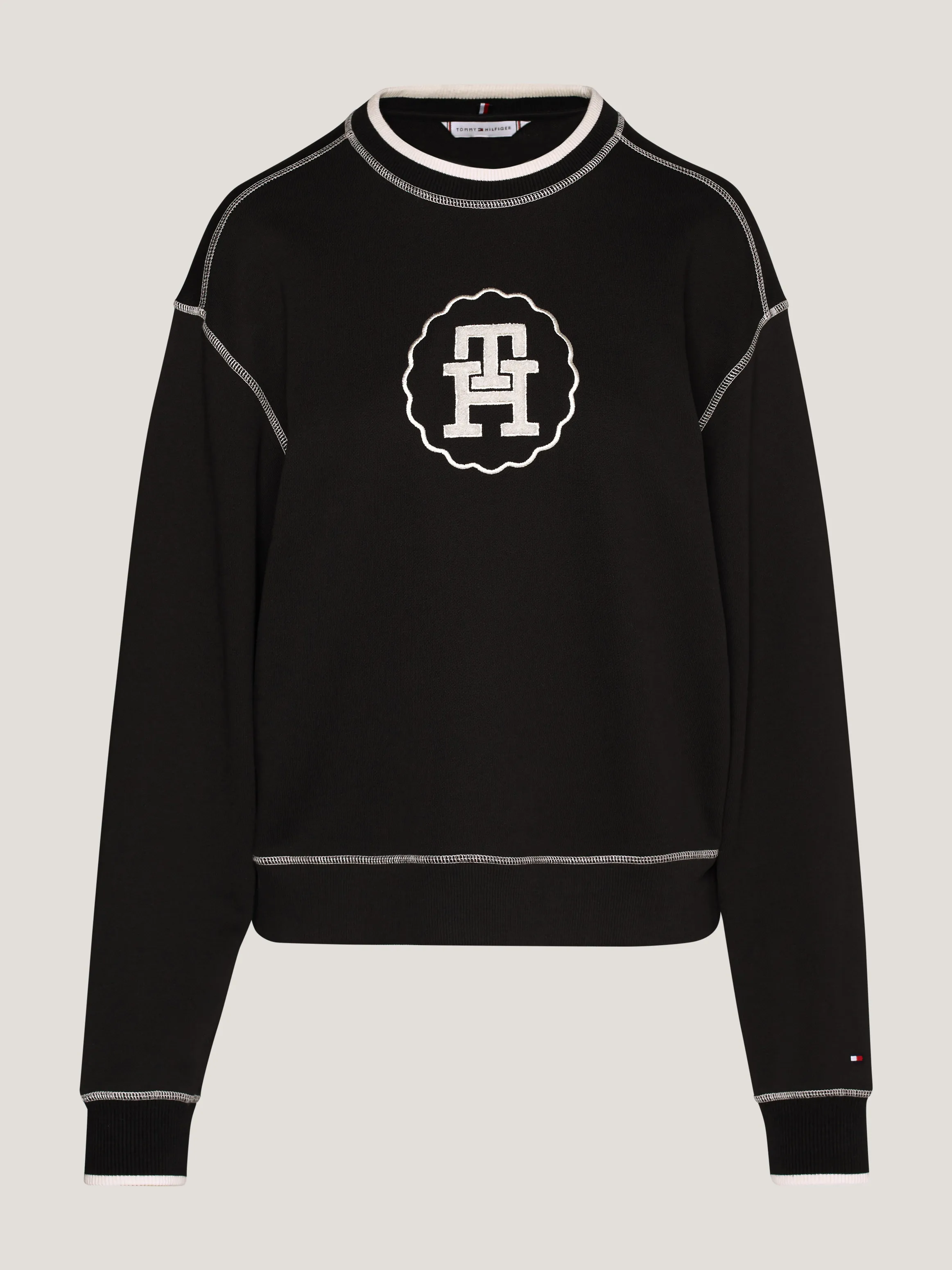 Modern Tipped Crew Neck Sweatshirt | Sweatshirts & Hoodies | Tommy Hilfiger