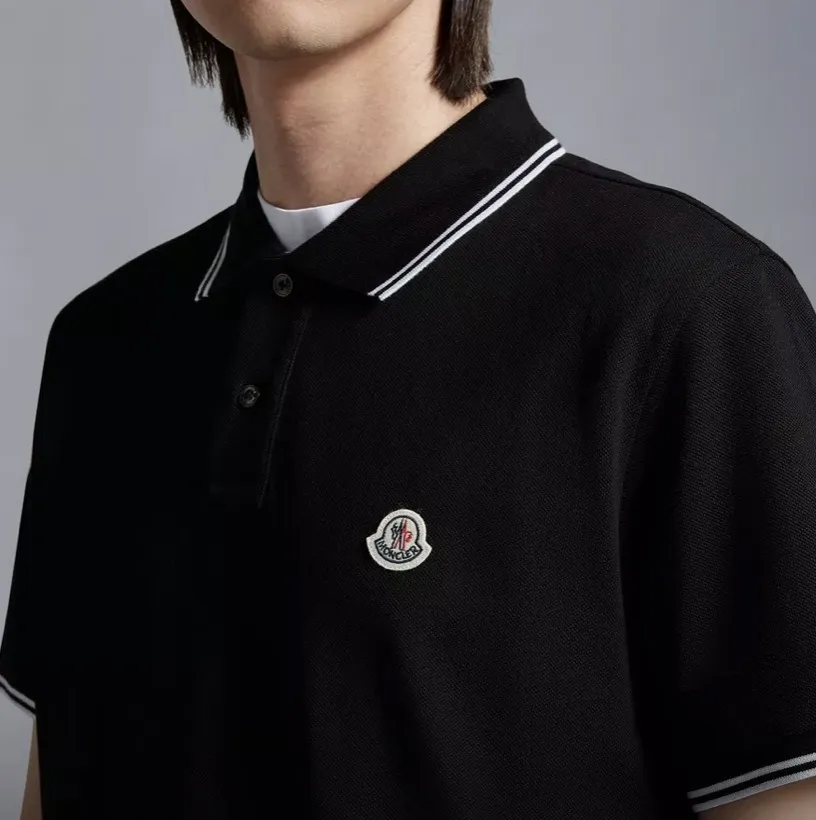 MONCLER  |Logo Patch Polo Shirt