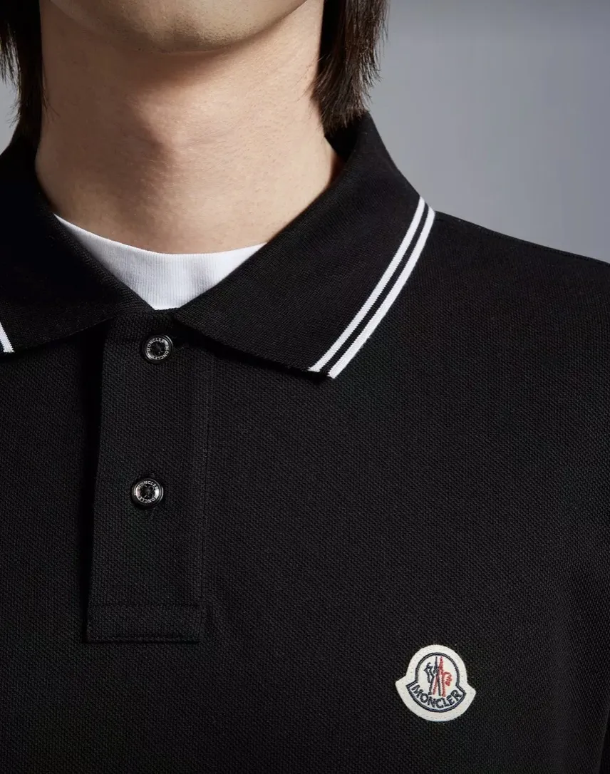 MONCLER  |Logo Patch Polo Shirt