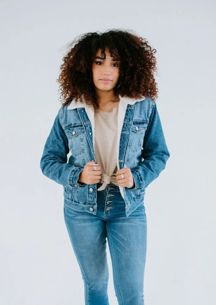 Nikita Sherpa Denim Jacket FINAL SALE