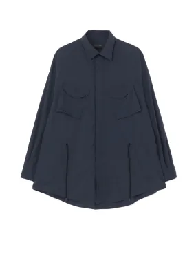 NYLON TAFFETA MODS COAT-INSPIRED SHIRT