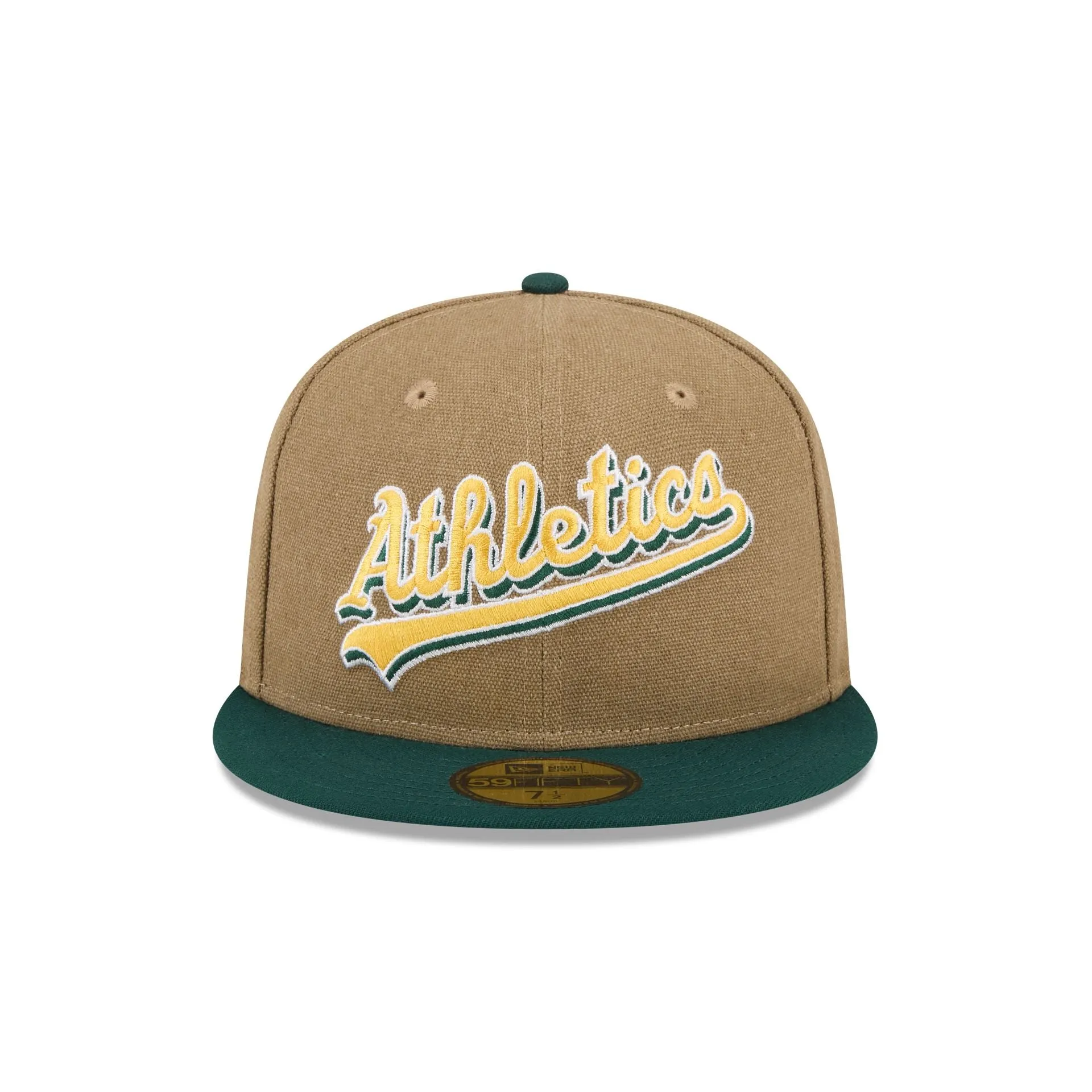 Oakland Athletics Canvas Crown 59FIFTY Fitted Hat