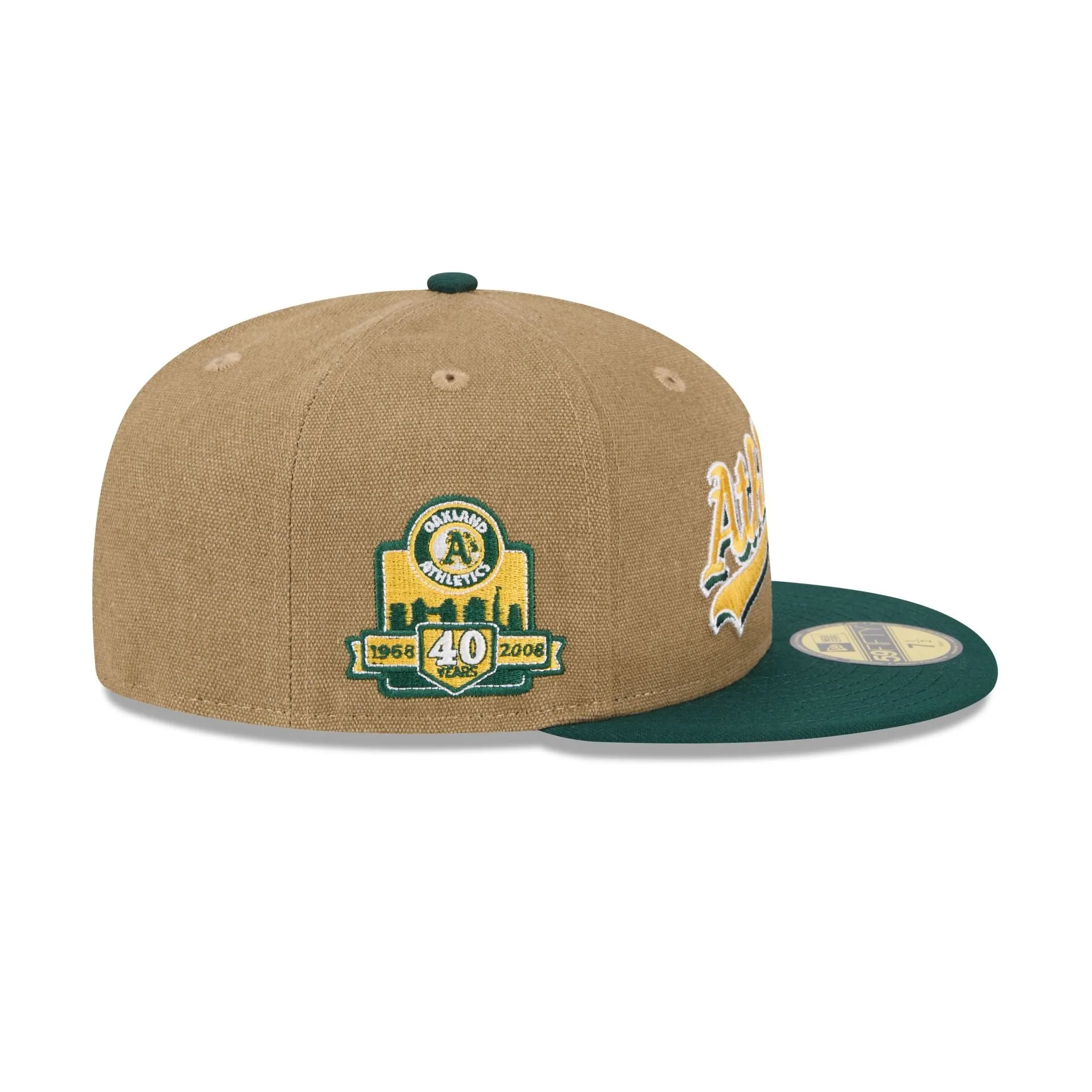 Oakland Athletics Canvas Crown 59FIFTY Fitted Hat