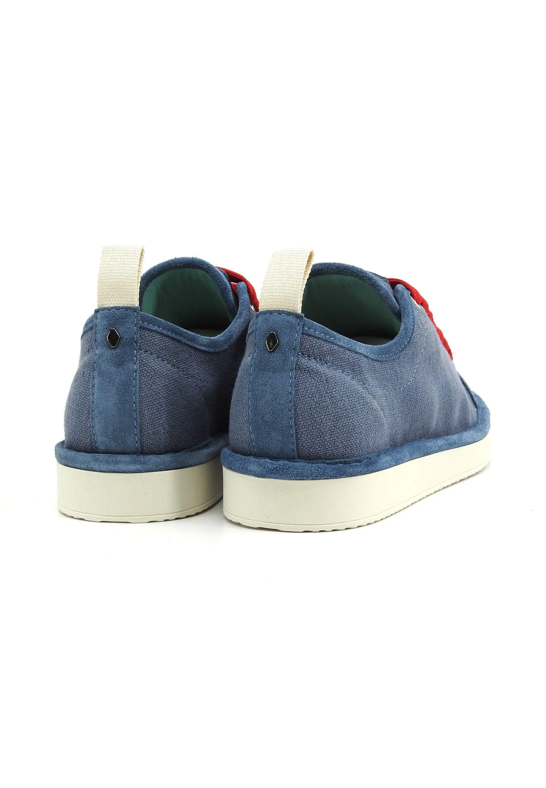 PANCHIC Sneaker Uomo Denim Basic Blue Red P01M012-00633021