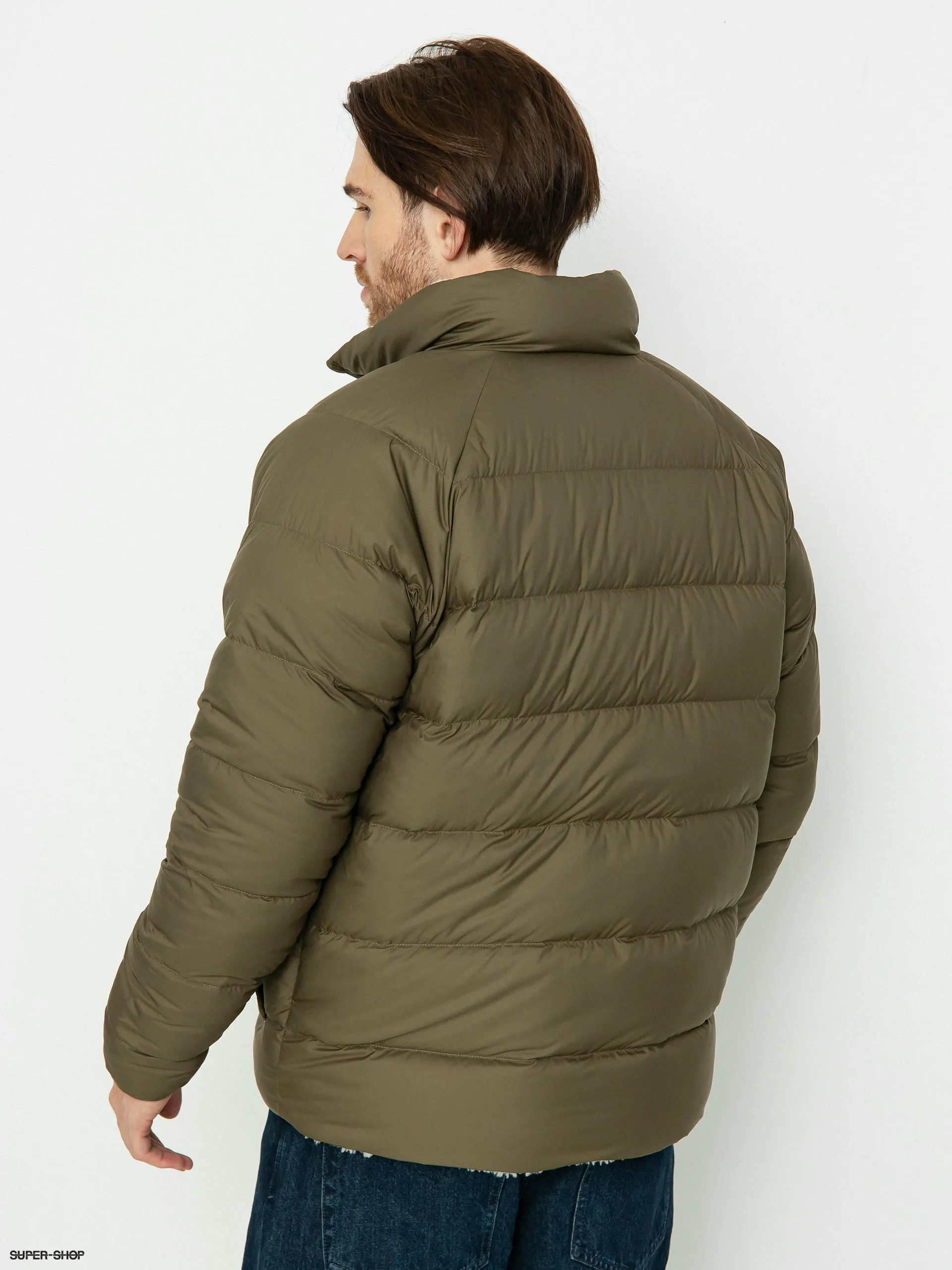 Patagonia Reversible Silent Down Jacket (basin green)