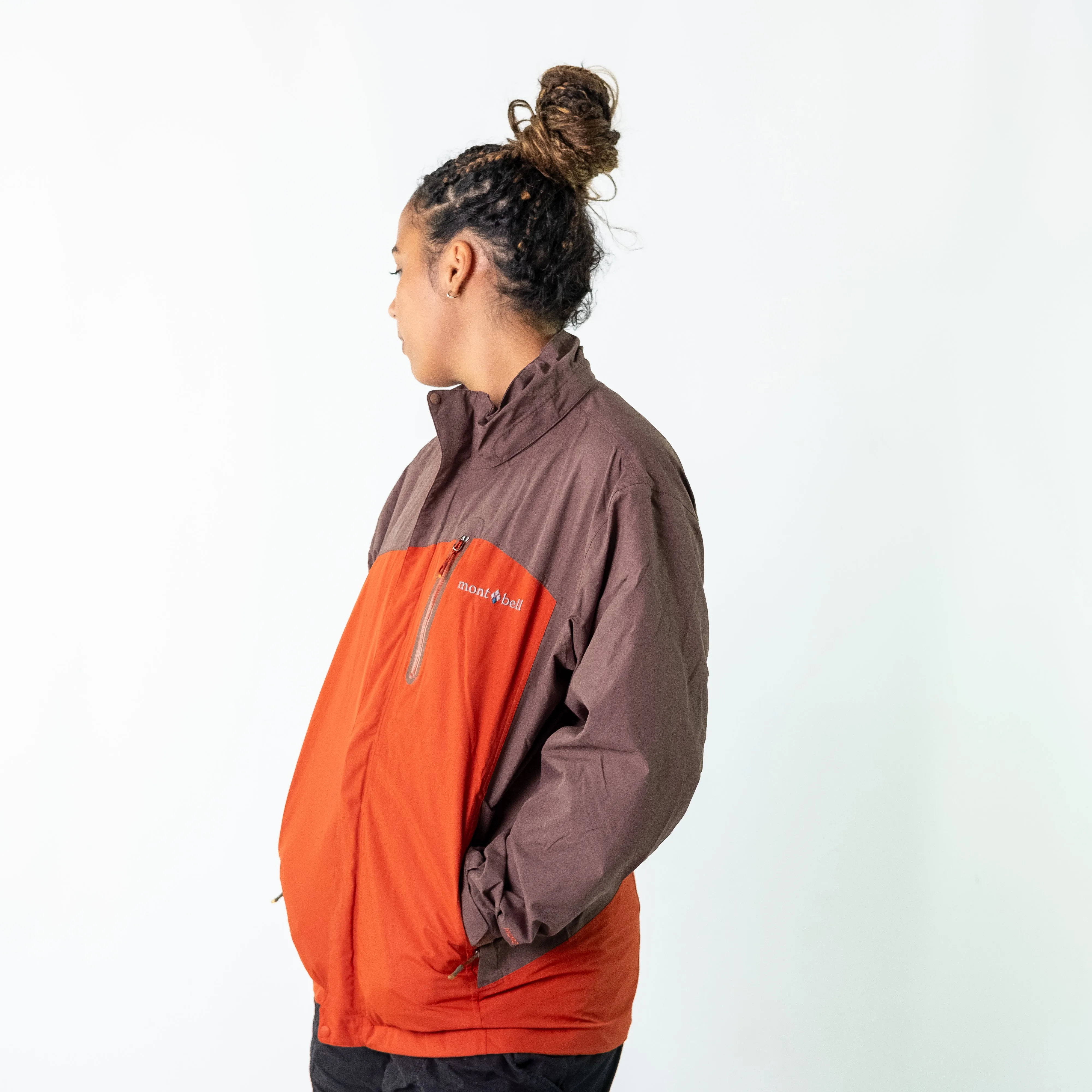 Peach 90s Montbell 105 Light Rain Jacket (XL)