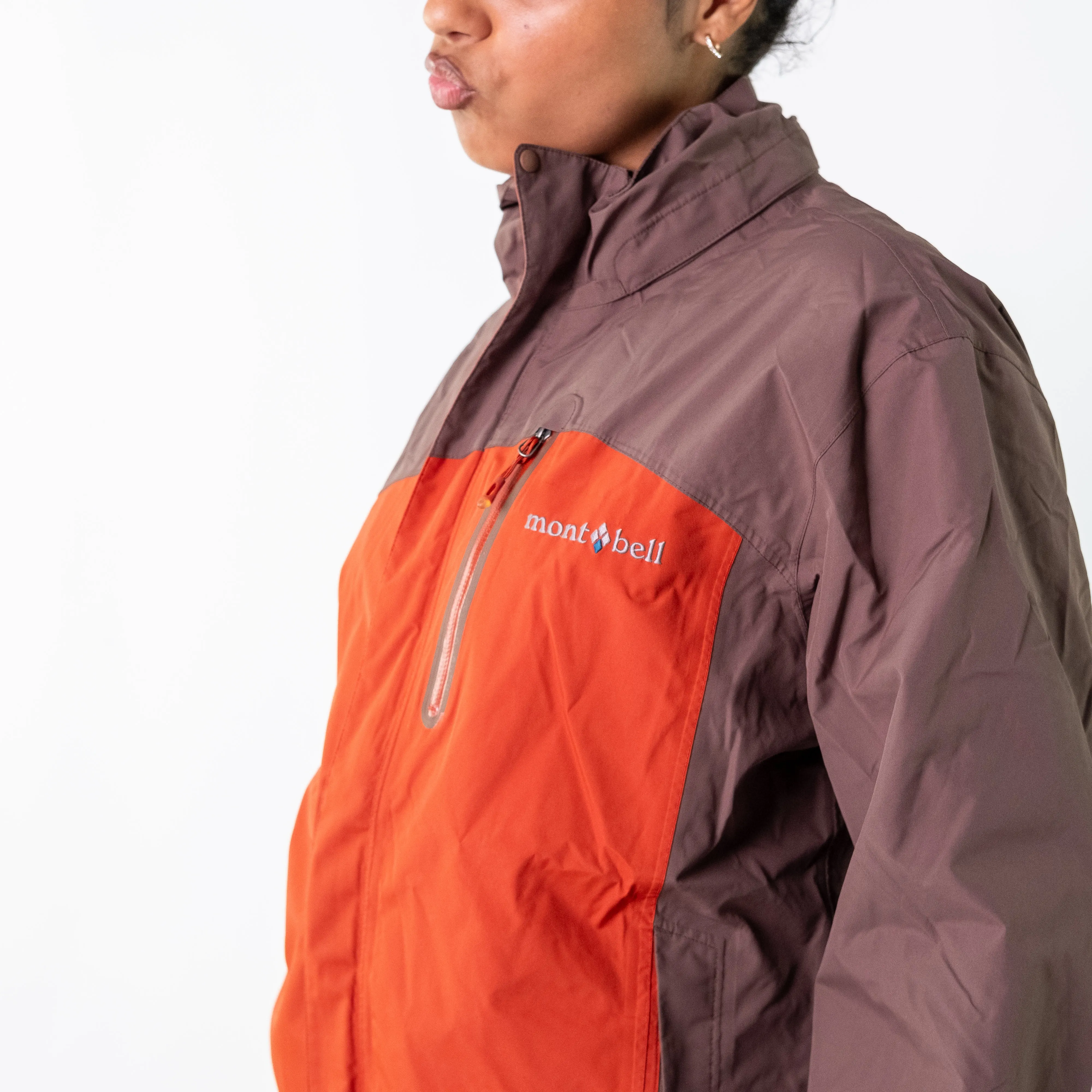 Peach 90s Montbell 105 Light Rain Jacket (XL)