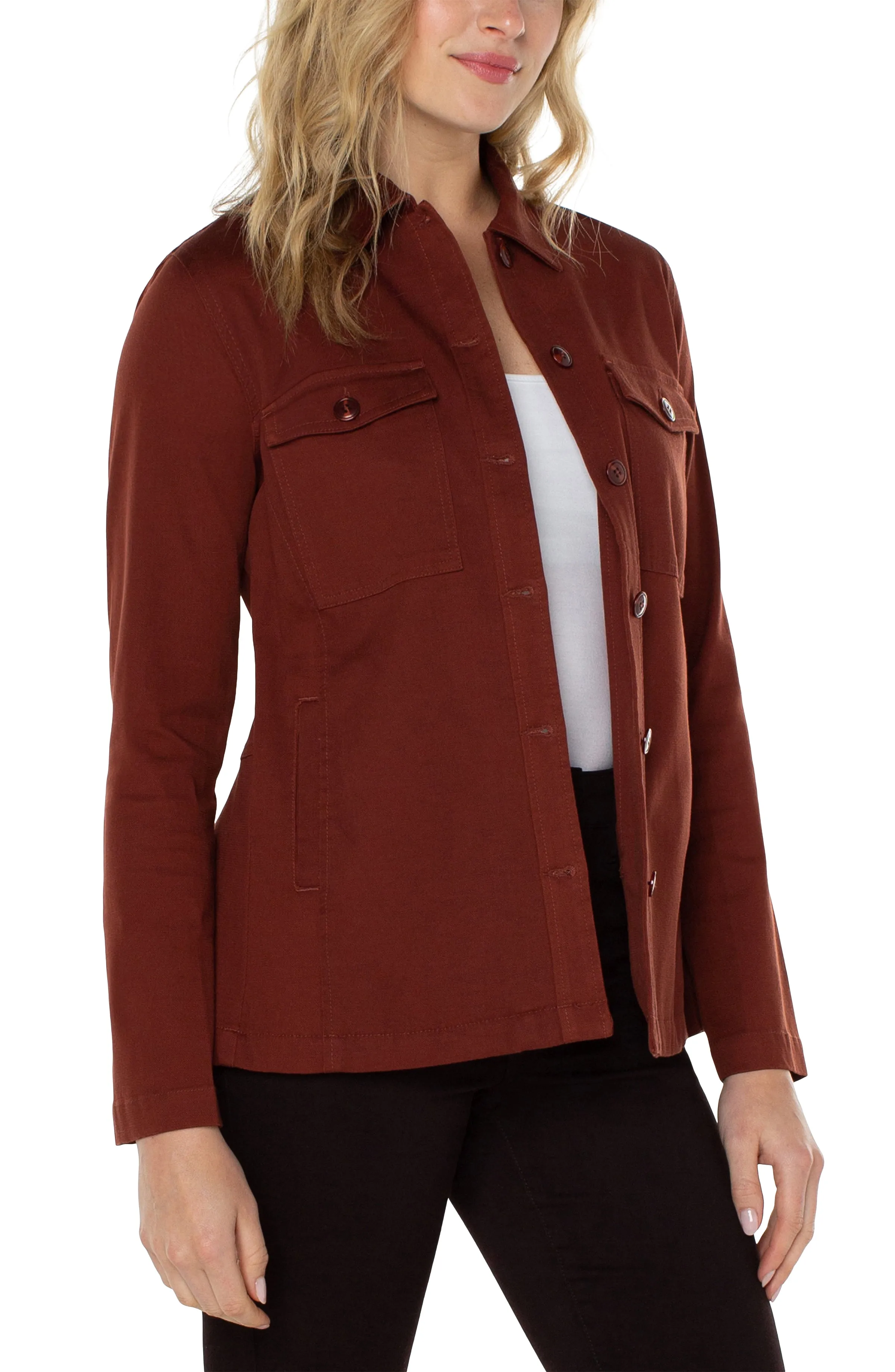 Peplum Hem Jacket