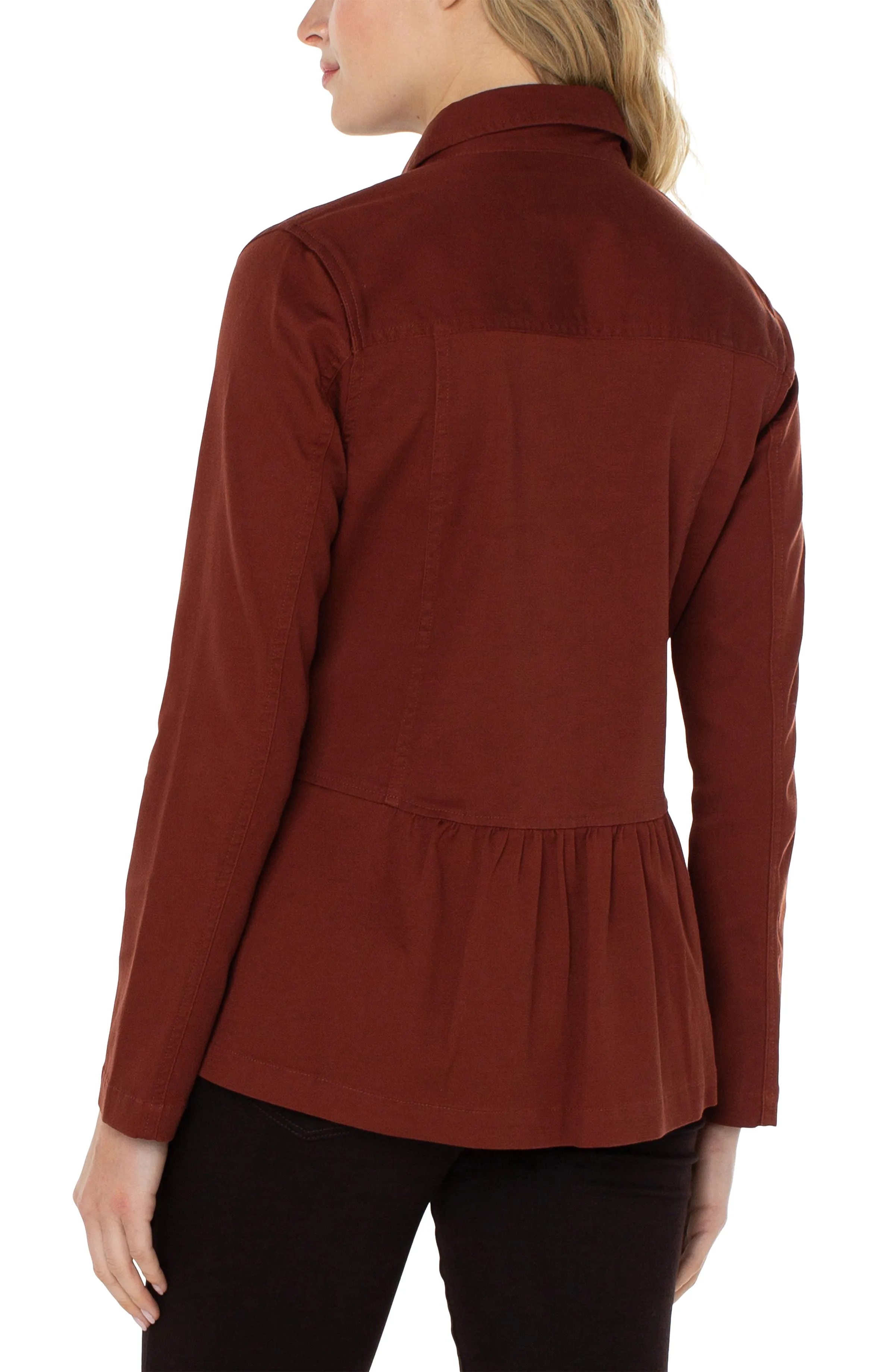 Peplum Hem Jacket