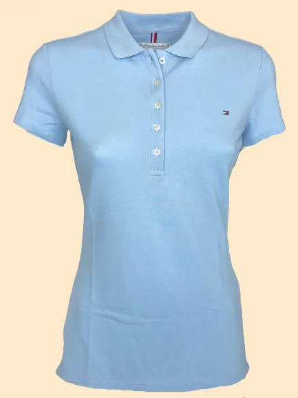 POLO DONNA AZZURRA