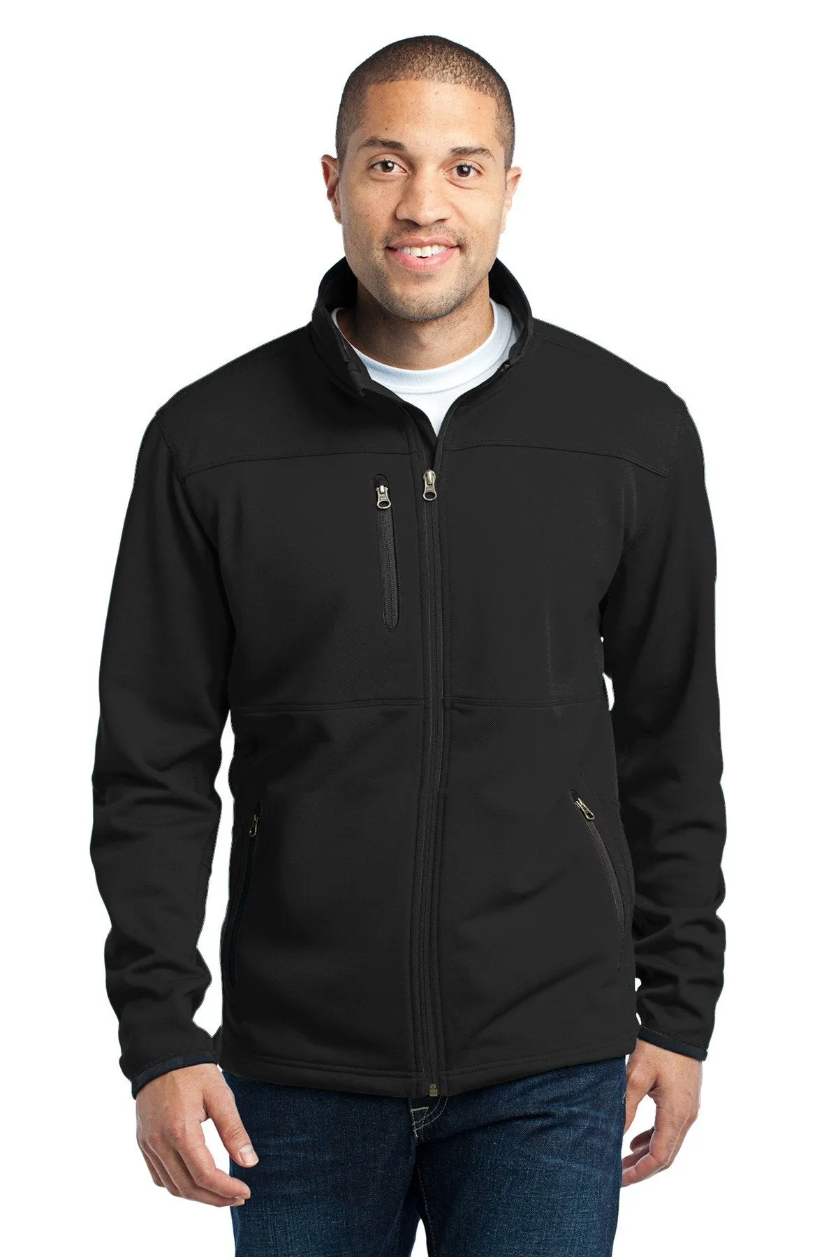 Port Authority Pique Fleece Jacket F222 Black