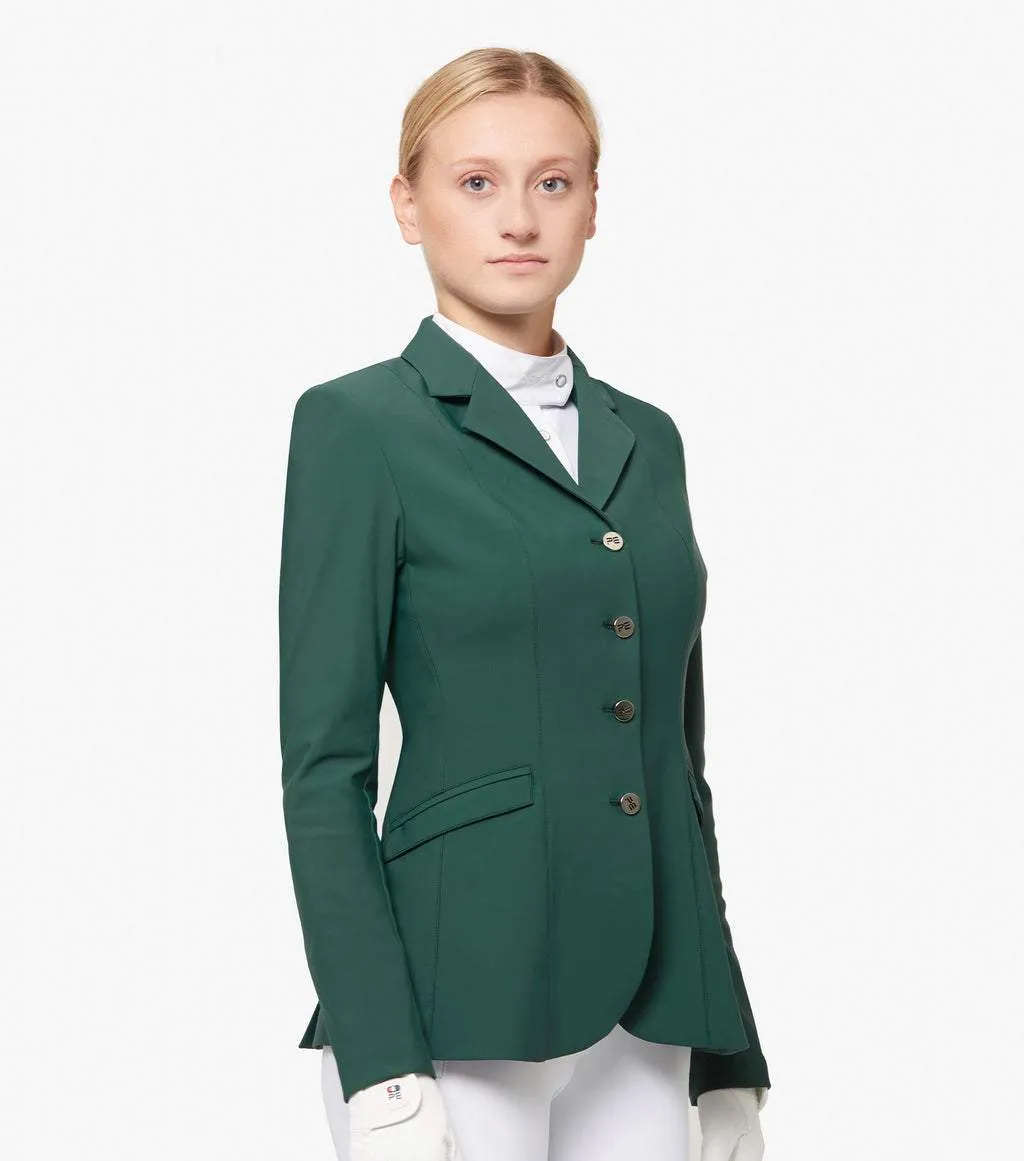 Premier Equine Hagen Ladies Competition Jacket in Green | Elite Saddlery