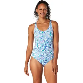 Printed Thin Strap One Piece Swim W's