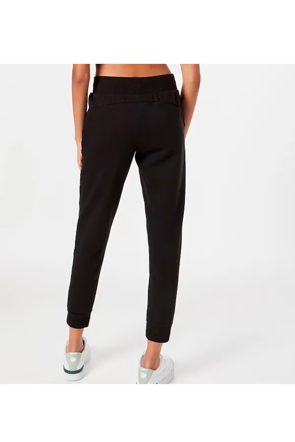 PUMA Women Tape Sweatpants Logo Black