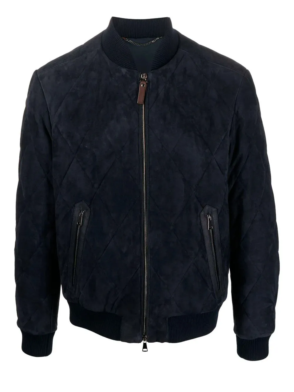 Quilted bomber jacket