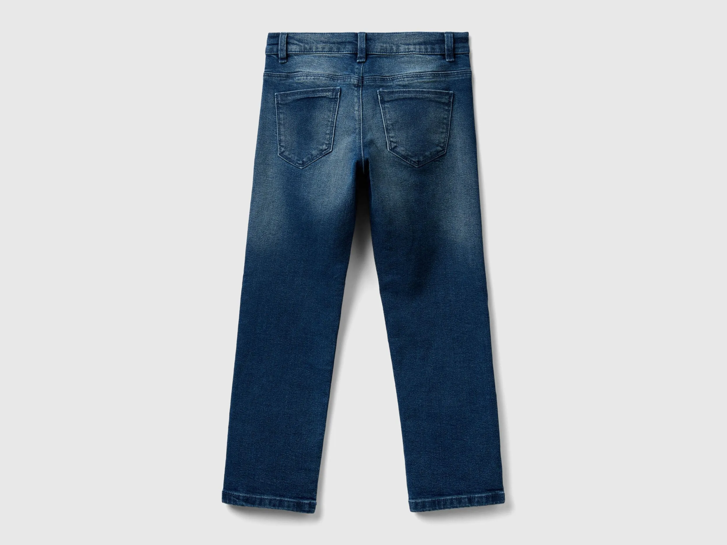 "Eco-Recycle" slim fit jeans - Dark Blue | Benetton