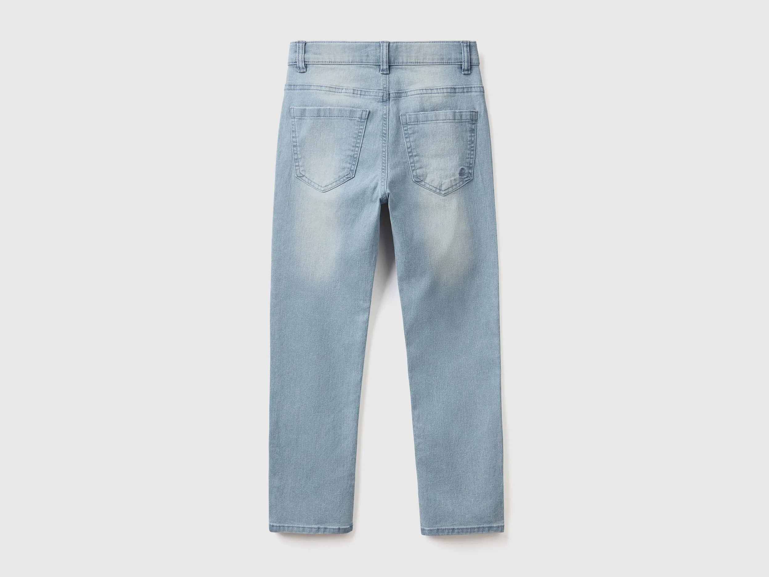 "Eco-Recycle" slim fit jeans - Light Blue | Benetton