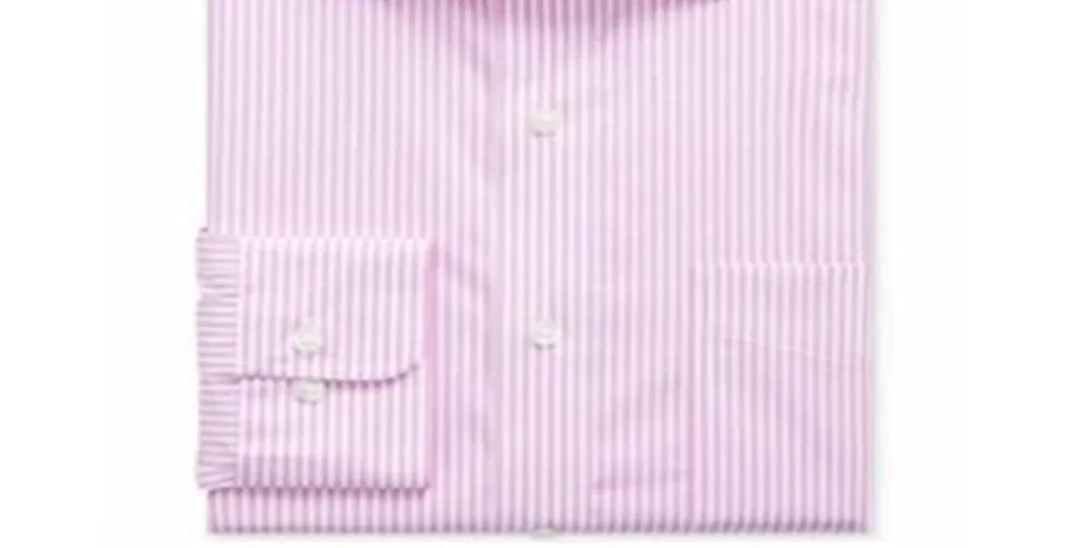 Ralph Lauren Men's Stripe Dress Shirt Pink Size 16X34X35