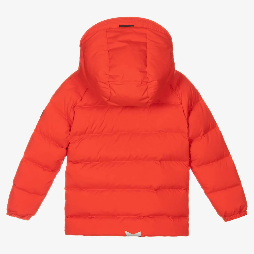 Red Down Padded Puffer Coat