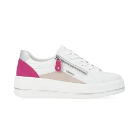 REMONTE EURO COURT SNEAKER FUCHSIA MULTI - WOMENS