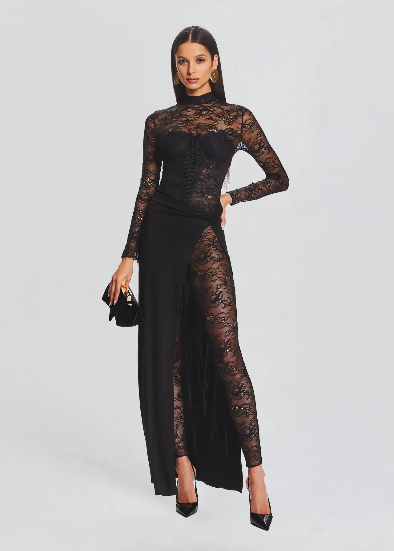 Retrofete - Saphhira Lace Dress - Black